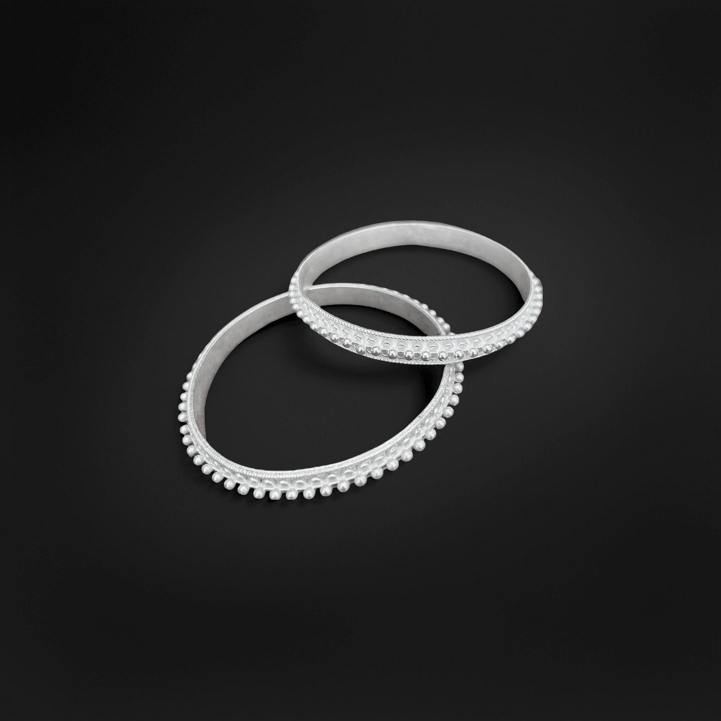 Starry Sky-Inspired Bubble Bead Pattern Silver Bracelet: A Distinctive Yunnan Yi Ethnic Jewelry Masterpiece