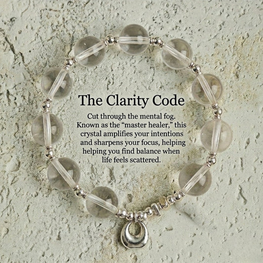 Clear Quartz The Clarity Code bracelet