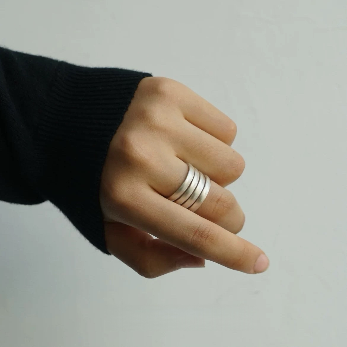 Handcrafted by Yi ethnic group’s made of sterling silver(990)  from Daliang Mountain, Sichuan.